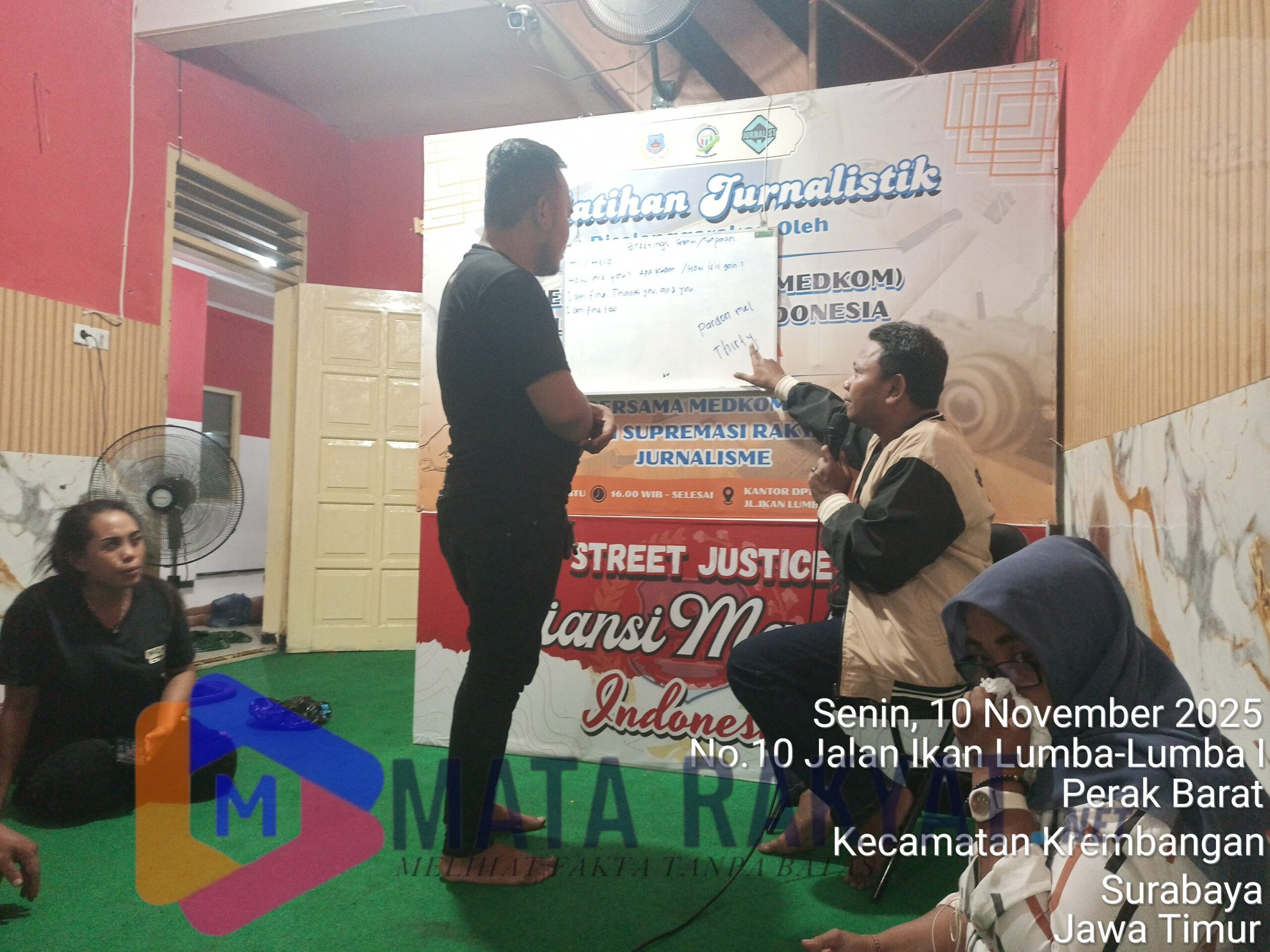 Bapak Nawir saat memberi materi.